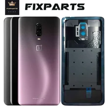 7 Pro-carcasa trasera para Oneplus 6 6 T, carcasa trasera para Oneplus 7 Pro con lente de cámara One plus 6 6 T, cubierta para batería