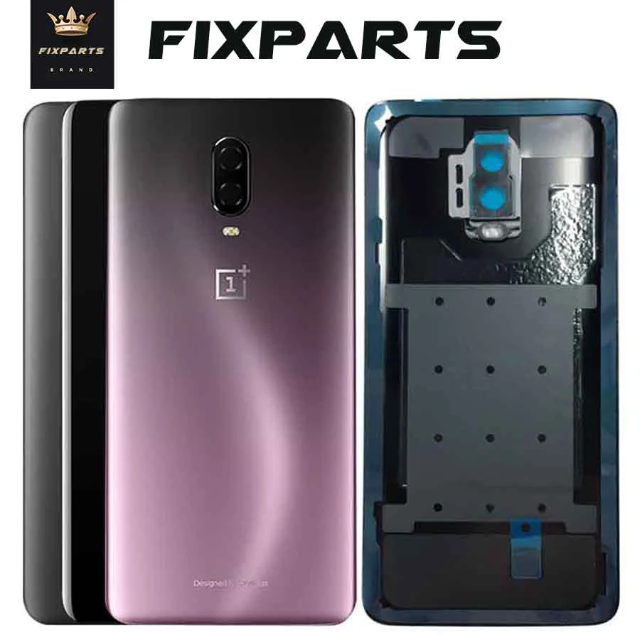 Новая задняя крышка Oneplus 6 6T 7 Pro аккумулятора стеклянная дверь One Plus задний корпус