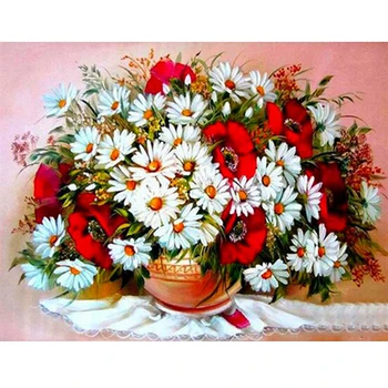 

3D Diamond Embroidery 5D DIY Diamond Painting Poppies flowers Diamond Painting Cross Stitch Mosaic Home Decor JS2473