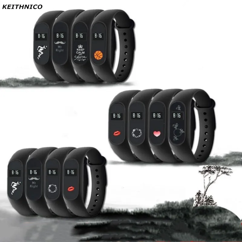 

KEITHNICO 4Pcs Protector Film for Xiaomi Mi Band 2 Anti-explosion Screen Protective Film For Miband 2 Protect Case Newest Style