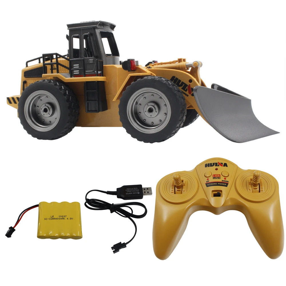 RC Truck 1:18 6CH Remote Control Vehicles Snow Sweeper Machine Rechargeable Toy Most Realistic Replica Of Construction Tractor