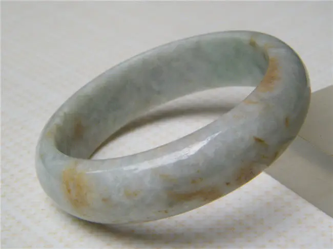 

JADE JEWELRY CERTIFICATE 100% NATURAL GRADE A BEAUTIFUL JADEITE BRACELET 58.5MM a 5.19