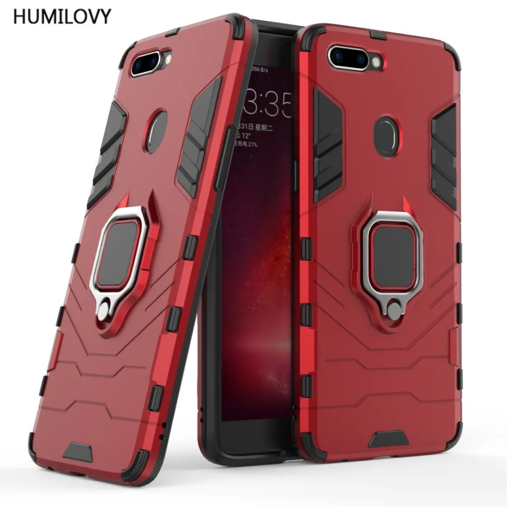

For Oppo R11s Plus Case For Oppo R11s Plus Cover With Finger Ring Holder Shockproof Armor Phone Cases For Oppo R11s Plus Coque