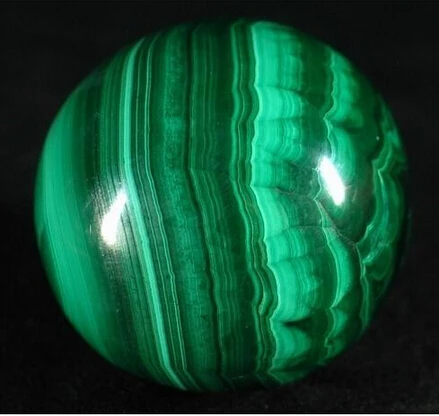 

A 331 Malachite Sphere, Crystal Ball Healing, Mineral (0601)