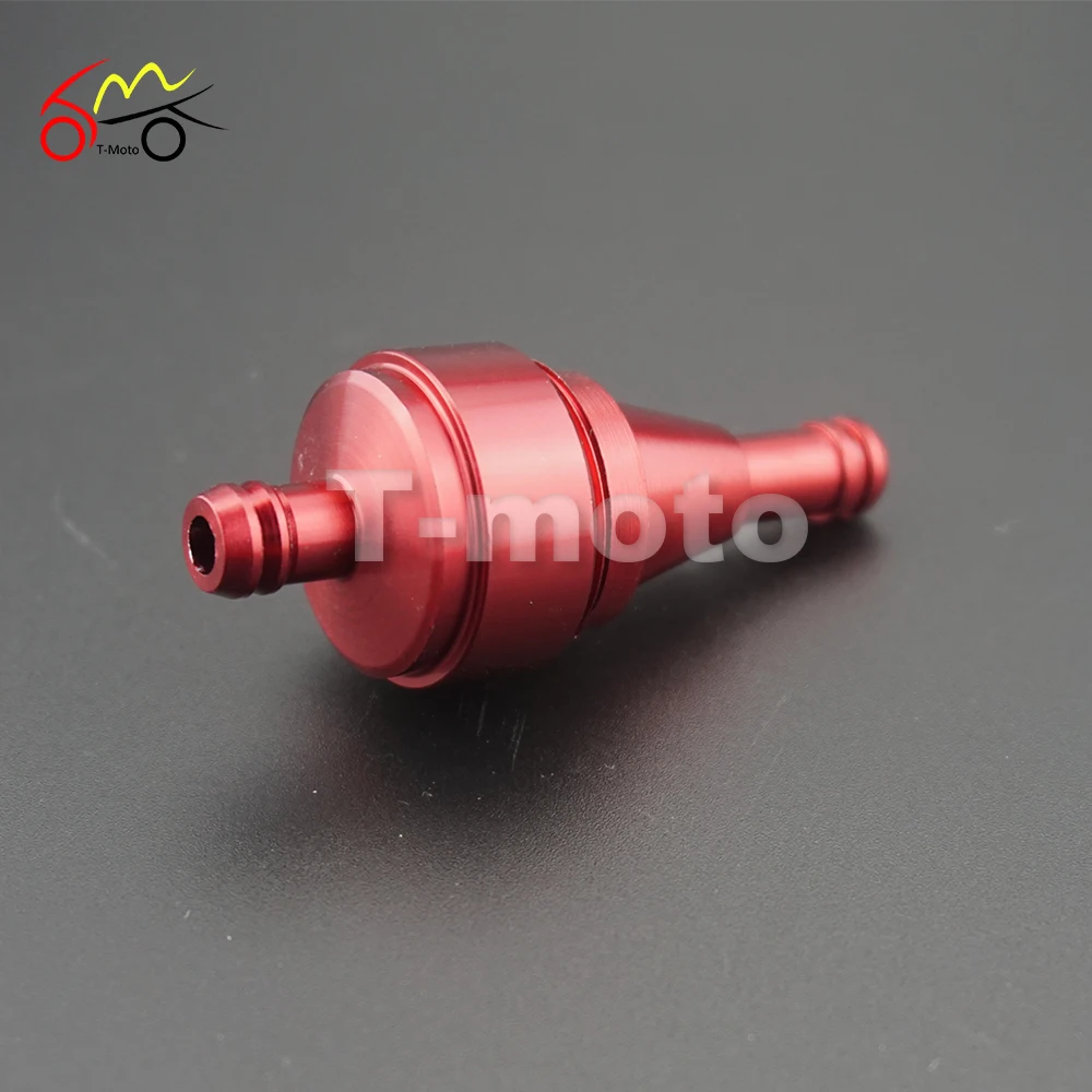 

Universal Aluminum Gold Black Blue Red Silver Oil Filter Fuel Filter for Dirt Pit Bike ATV Scooter Monkey Bike Motorcycle