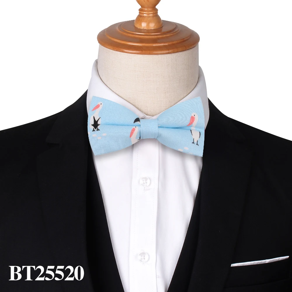 Мультяшные галстуки-бабочки, хлопок, галстуки-бабочки для мужчин, желтый, зеленый цвет, мужской галстук-бабочка для свадьбы, деловой стиль, Бабочка, Gravata - Цвет: BT25520