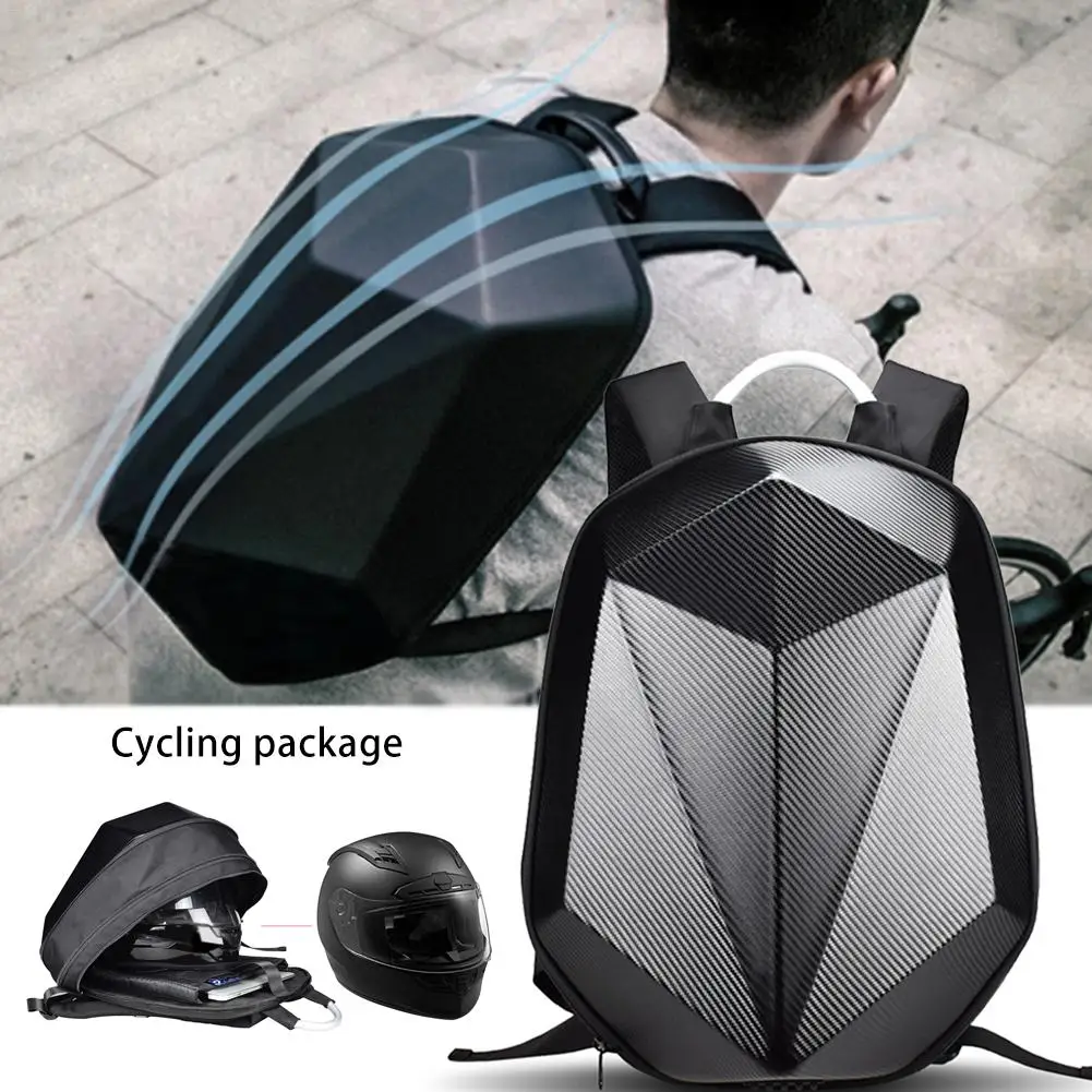 

Moto Bag Motorcycle Locomotive Backpack Men Knight Riding Mobility Hard Shell Backpacks Computer Bag