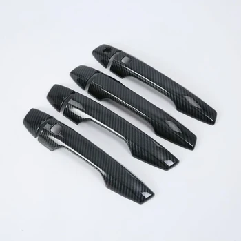 

For Mitsubishi Eclipse Cross 2018 (Only Fit For Left Hand Drive) Outer Side Door Handle Cover Trim With Smart Key Holes