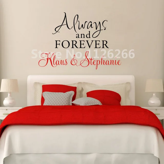 Personalized Couple Name Wall Decal Always And Forever Love Quotes Cool Quotes For The Couples On The Ved Personalized Couple Name Wall Decal Always And Forever Love Quotes Cool Quotes For The Couples On The Ved