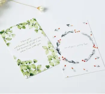 

28pcs/lot Different styles MINI Boxed various flowers Decorative card LOMO DIY card, blessing card 5.2x8cm