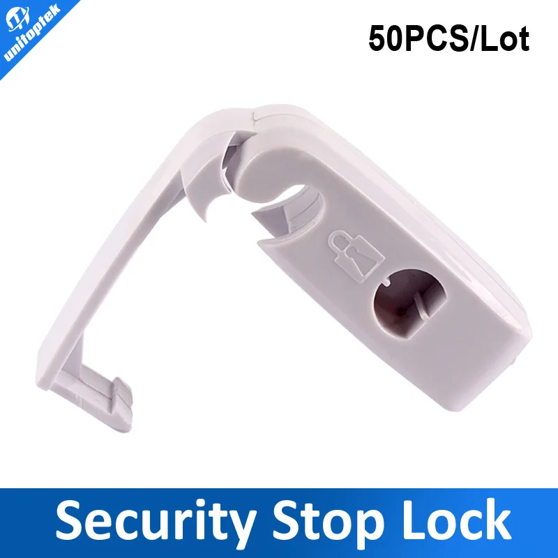 

50PCS 2014 Newest model Anti-Theft Security Stop Lock Security StopLok for Display hook Invue 6mm white color