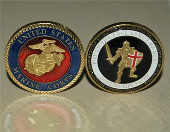 

U.S. Marine Corps - Armor of God - USMC Challenge Coin free shipping 3pcs/lot