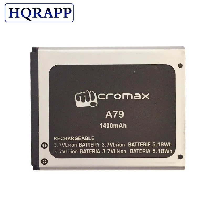 

Replacement Battery For Micromax A79 A 79 Bolt Mobile Cell Phone Battery Batteria Accumulator TrackIng code