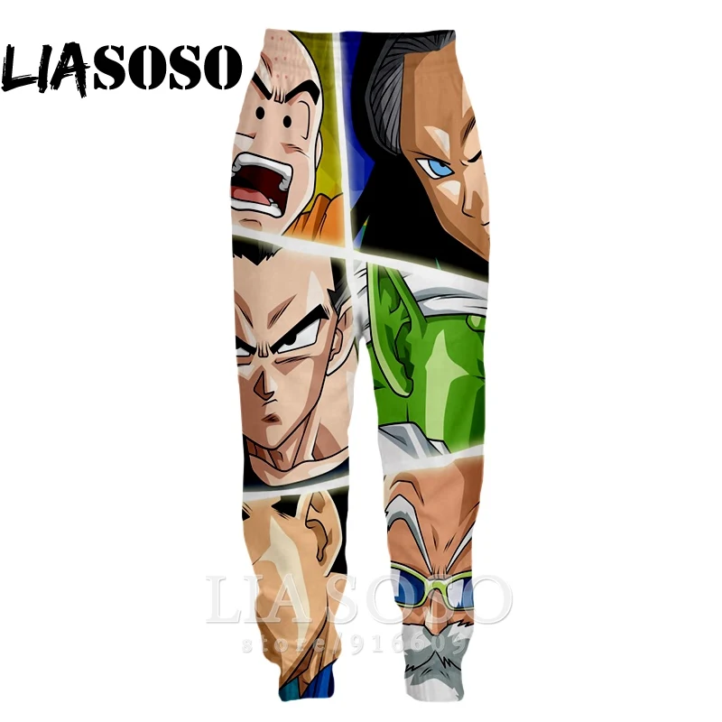 3d принт для мужчин и женщин длинные спортивные штаны Harajuku Dragon Ball z goku модные повседневные штаны Аниме повседневные брюки для бега E828 - Цвет: 14