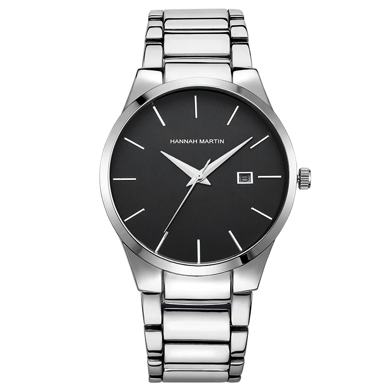 

Quartz Watch Mens Watches Top Luxury Brand Steel Analog Male Wristwatch relogio masculino 2018 Display Date Military Clock Xfcs