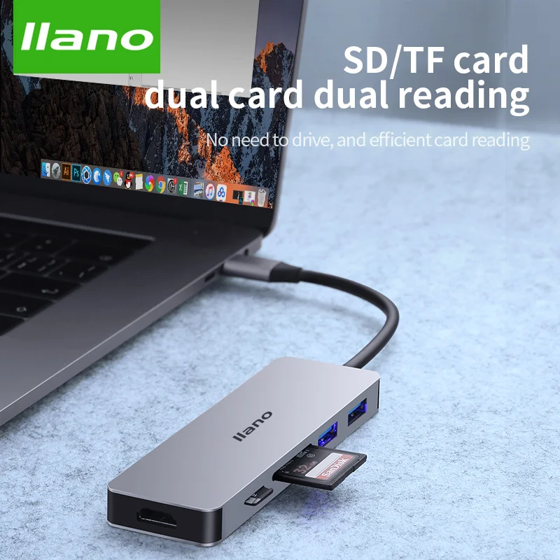

USB C Hub Thunderbolt 3 Type C Phone Adapter OTG for Macbook Chromebook Samsung S8 S9 Huawei xiaomi air Notebook Laptop HDMI