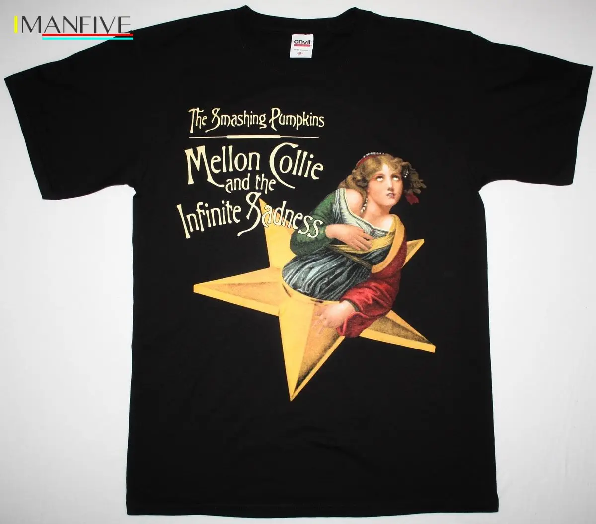

THE SMASHING PUMPKINS MELLON COLLIE AND THE INFINITE SADNESS NEW BLACK T-SHIRT t shirt