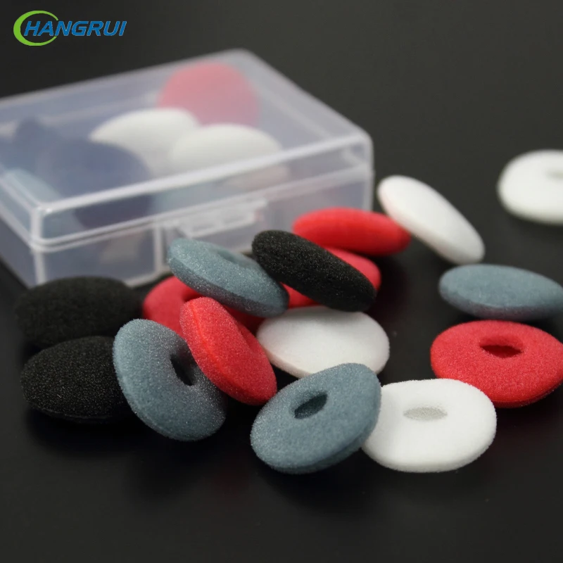 HANGRUI 10 pairs Soft Foam Earphone Ear Tips Cotton Sponge ear pads For