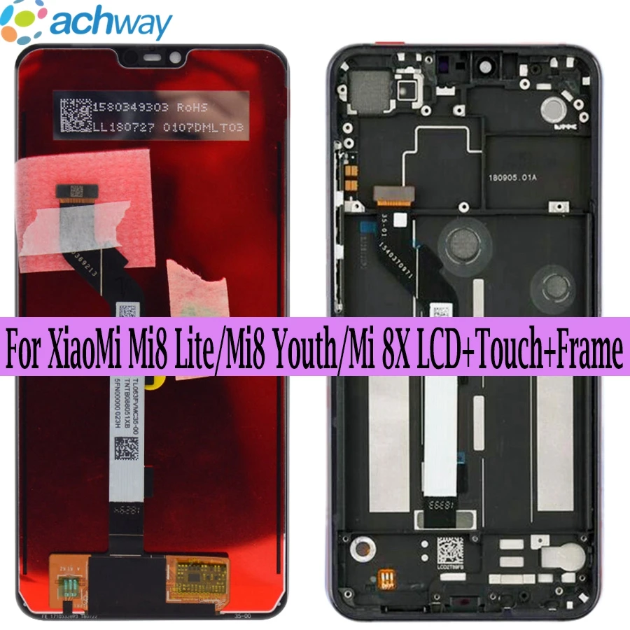 

New 6.26" lcd For XiaoMi Mi8 lite mi8 Youth LCD Display and Touch Screen mi8x mi 8x Digitizer Assembly Replacement xiaomi 8 lite
