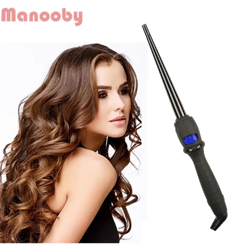 

Manooby Ceramic Styling Tools Hair Curling Iron Hair waver Flower Cone Electric Hair Curler Roller Curling Wand