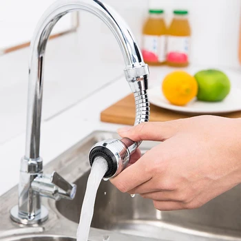 

Stainless steel Rotatable Bathroom Kitchen Accessories Water Saver water Tap Filter faucet extender Booster for home and kitchen