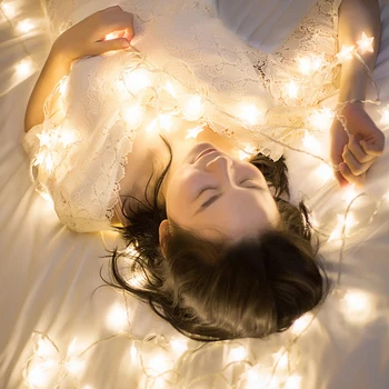 

Light String Fairy Lights Lamps Five-Pointed Star Ball Indoor Garden Decoration