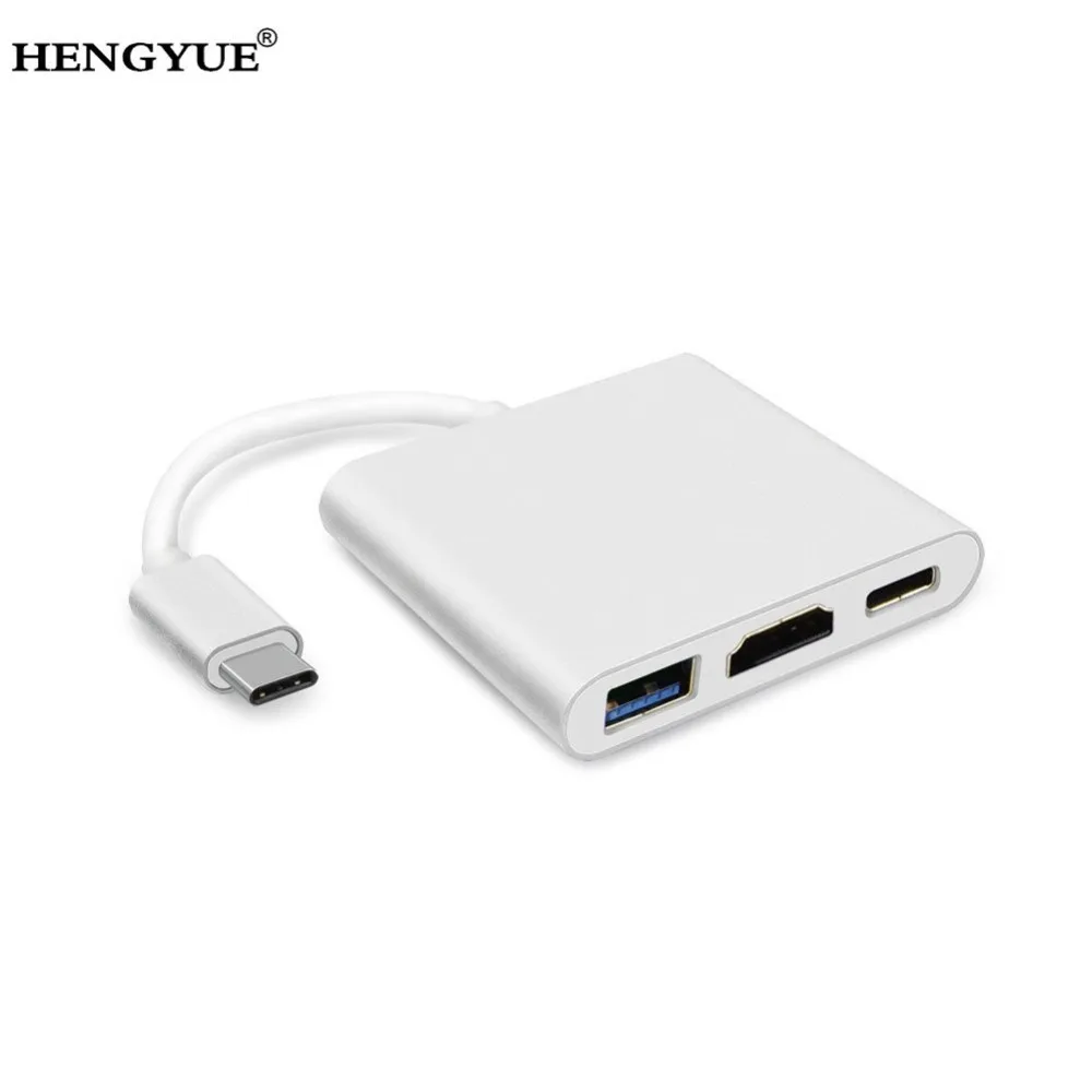 

USB 3.1 Type C to HDMI USB 3.0 USB-C HUB Adapter Type-C Extender HD 1080P for Macbook 12" Chromebook Pixel TV Displayer