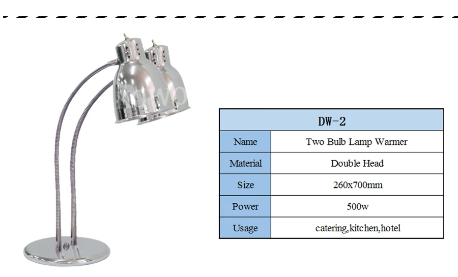 250 Вт электрическая пищевая согревающая лампа коммерческий Разогреватель пиццы лампа Ресторан Еда тепловая лампа