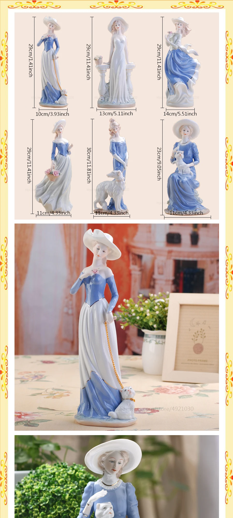 Европейские керамические статуэтки для красоты, украшение для домашнего интерьера, украшение в стиле вестерн, фарфоровые статуэтки для девушек, украшение для свадьбы