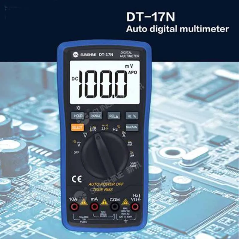 DT-17N Auto Range lcd display Multimeter Digital