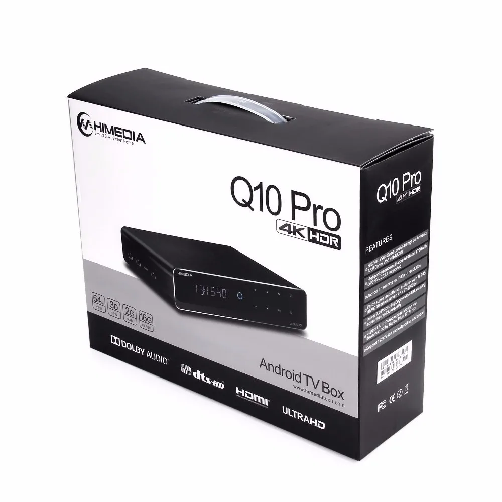 Новинка Himedia Q10 Pro Android 7,1 Hi3798CV200 4K HDR 2G/16G tv BOX 802.11AC wifi 1000M LAN Dolby DTS 3," SATA HDD Bluetooth