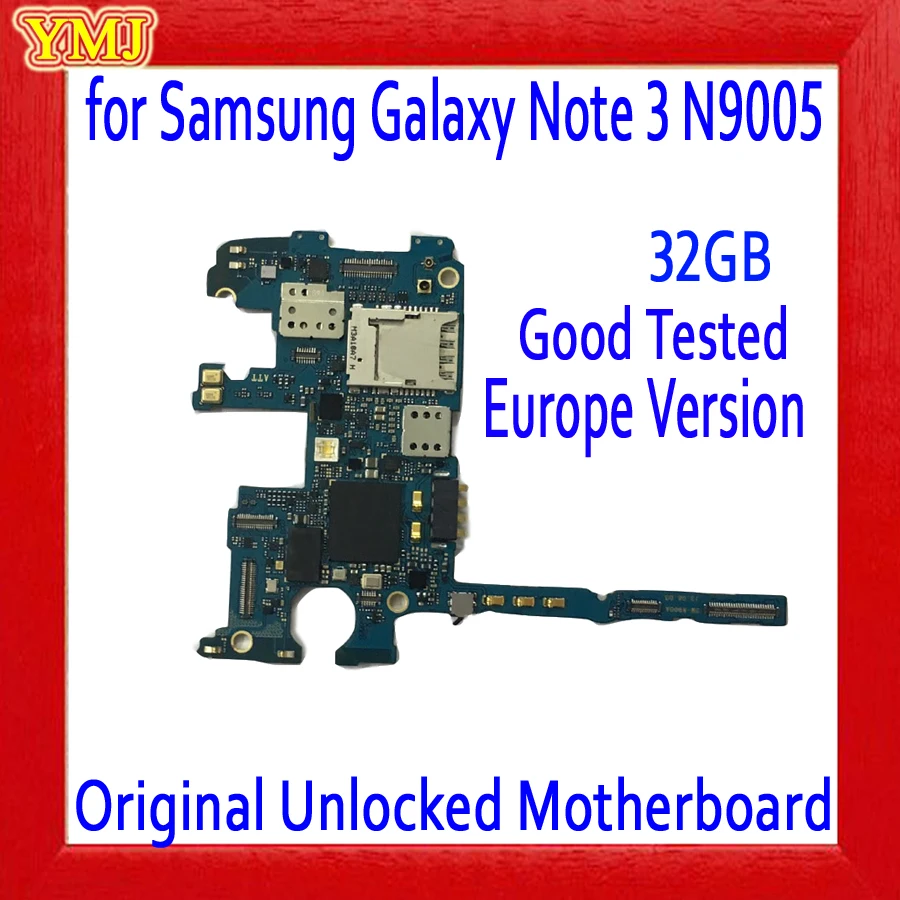 Материнская плата 32 ГБ для Samsung Galaxy Note 3 N9005 с системой OS 100% оригинальная