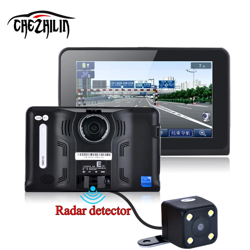 Chezhilin 7 дюймов gps навигации Android DVR видеокамеры 16 ГБ Allwinner A33 4 ядра Процессор