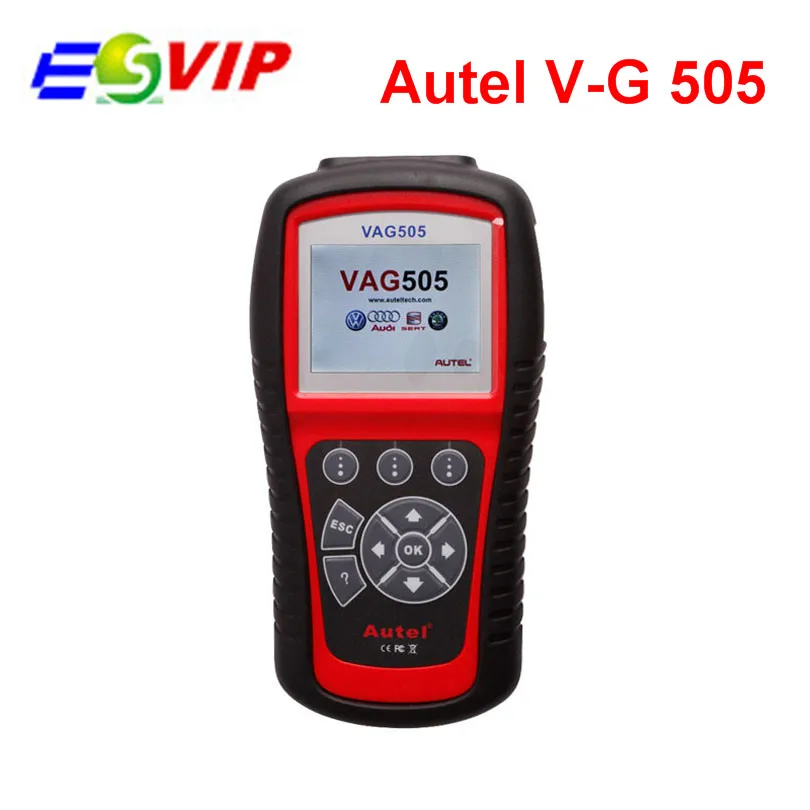 autel MaxiService V-G505 диагностический инструмент OBDII считыватель кода и чистый V-A-G 505 DHL бесплатно