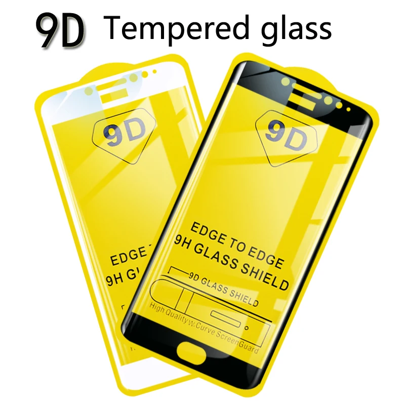 9D полное покрытие закаленное стекло для Moto G6 G7 Power G5 Plus E5 Play Motorola защита экрана