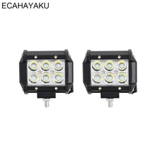 Special Offers ECAHAYAKU 2PCS 4inch 18W 6000K 1260lm LED Work Light Bar for Motorcycle Tractor Boat Off Road 4WD 4x4 Truck SUV ATV Spot 12v 24v Special Offers ECAHAYAKU 2PCS 4inch 18W 6000K 1260lm LED Work Light Bar for Motorcycle Tractor Boat Off Road 4WD 4x4 Truck SUV ATV Spot 12v 24v