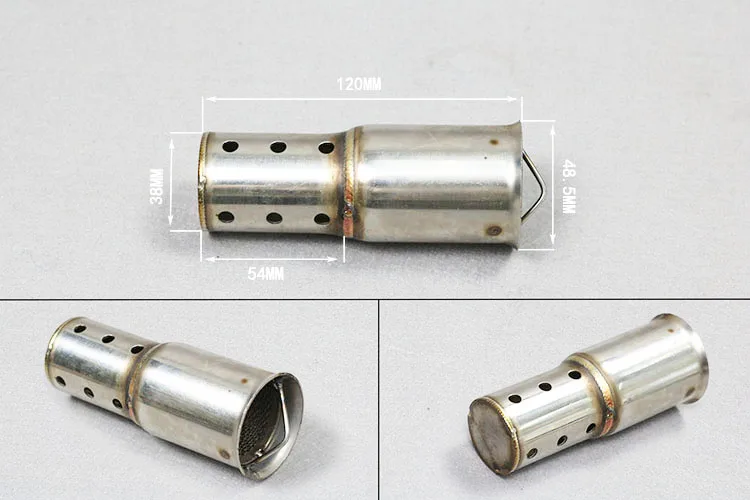 Универсальный 51 мм передний средний конец катализатор дБ убийца для мотоцикла глушитель глушители для автомобиля Шум звук Eliminator - Цвет: 5