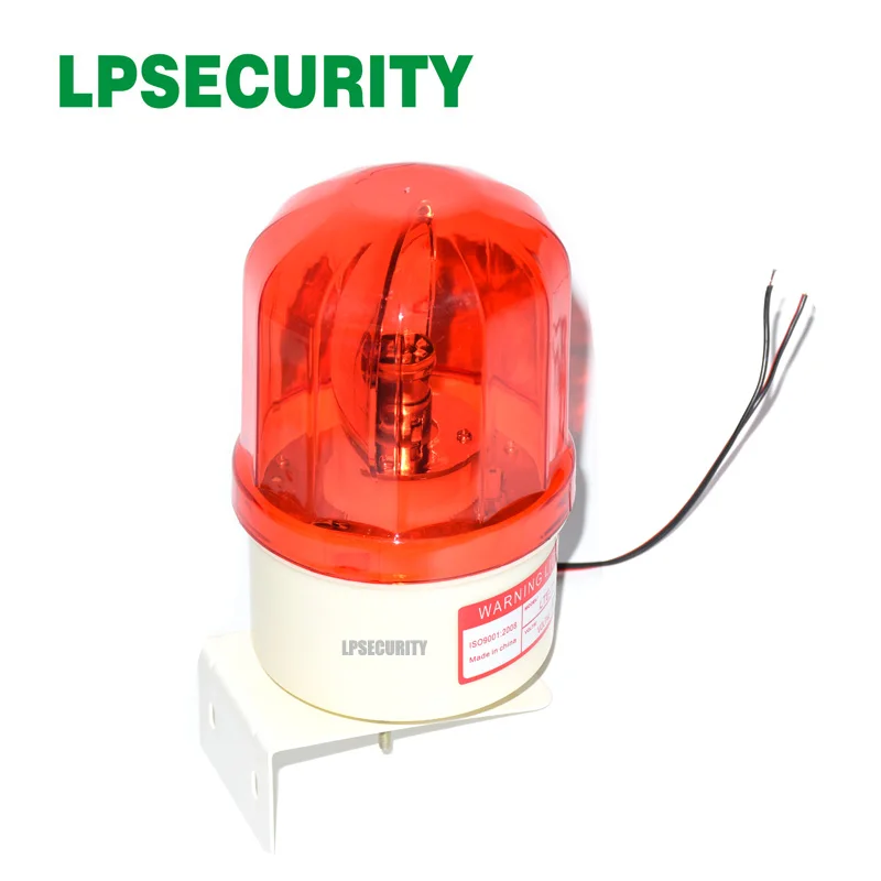 LPSECURITY IP44 водонепроницаемый СВЕТОДИОДНЫЙ ПОВОРОТНЫЙ мигающий светильник для