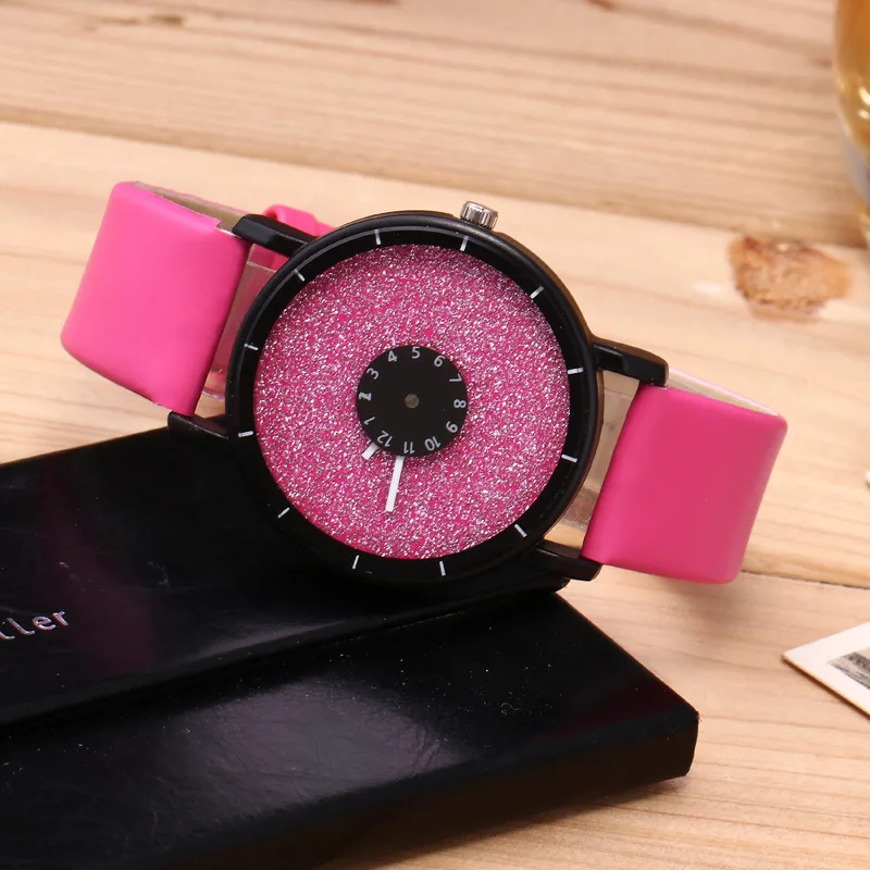 Дизайн для мужчин женщин кварцевые флуоресцентные часы модные кожаные кристалл часы Дамы повседневные платья спортивные наручные Reloj Mujer