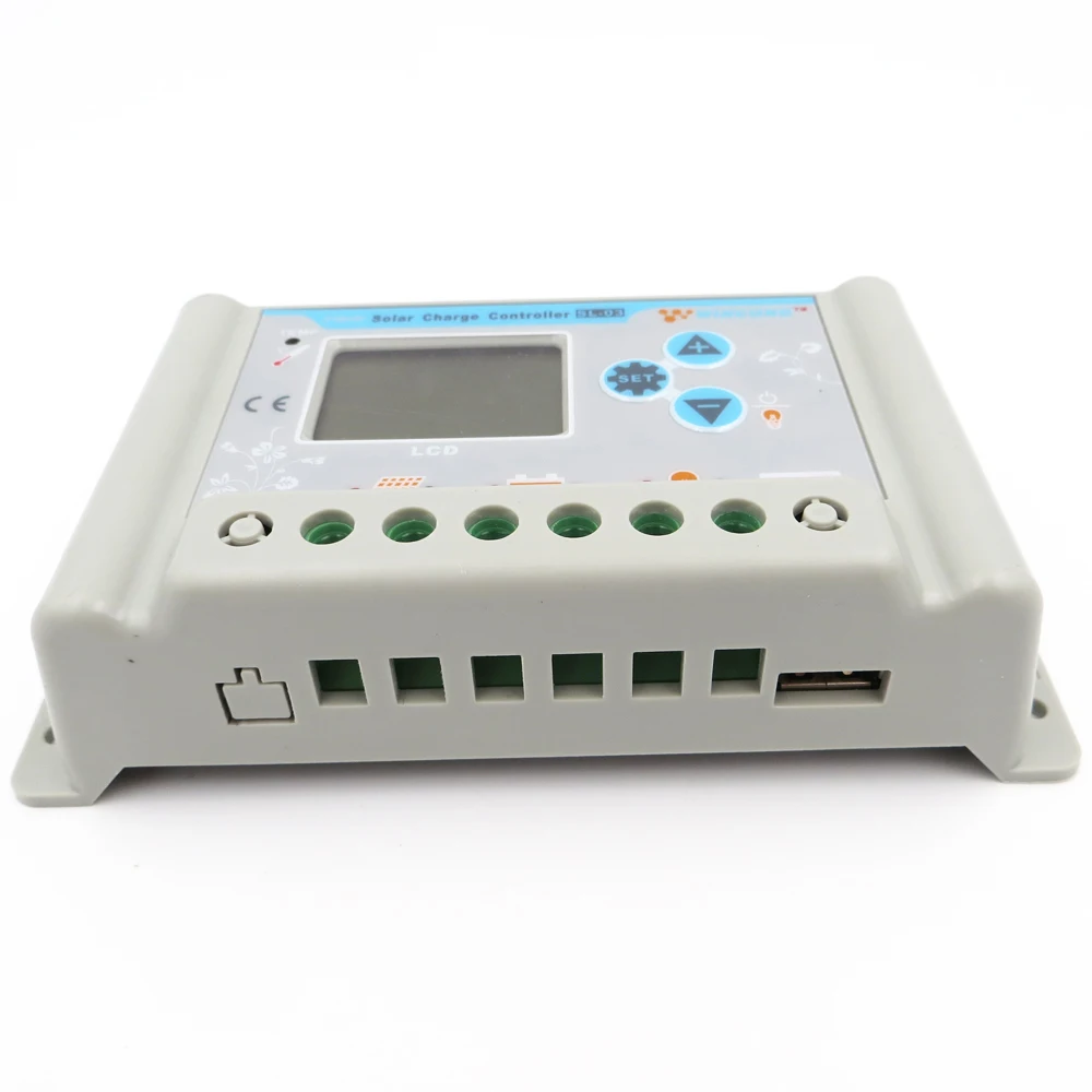 Wincong контроллеры солнечного заряда 12V 24V 12 8 V 25 6 LI-зарядное устройство для