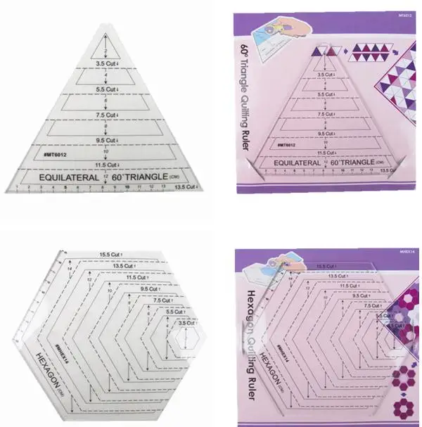 Aliexpress.com : Buy American Patchwork ruler,template drawing Patchwork tools,Polygon plastic ...