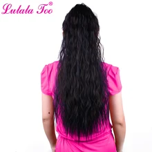 22 ' Длинный шнурок Kinky Curly Ponytail Синтетический зажим в наращивании волос для Лучший!