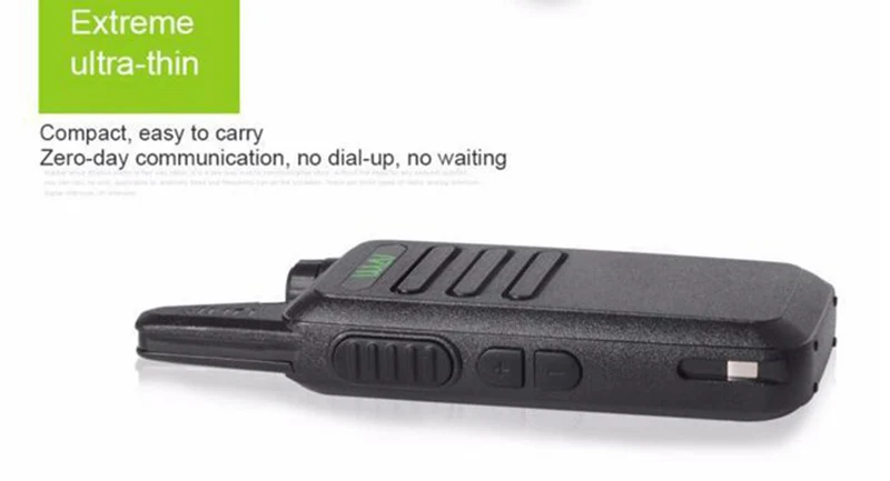 NEW Radio Walkie Talkie WLN KD-C1 5W UHF 400-470MHz CTCSSDCS TOT VOX Scan Squelch Two Way Radio MINI-handheld Transceiver (5)