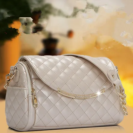 

Women's handbag 2015 summer messenger bag one shoulder women's handbag spring women's plaid chain bag