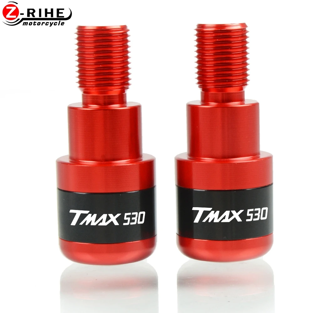

CNC 1 Pair Handle Bar End Grips Cap Gear Balanced Plug Slider For YAMAHA TMAX 530 TMAX530 T-MAX530 T-MAX 530 2006-2016 2007 2008