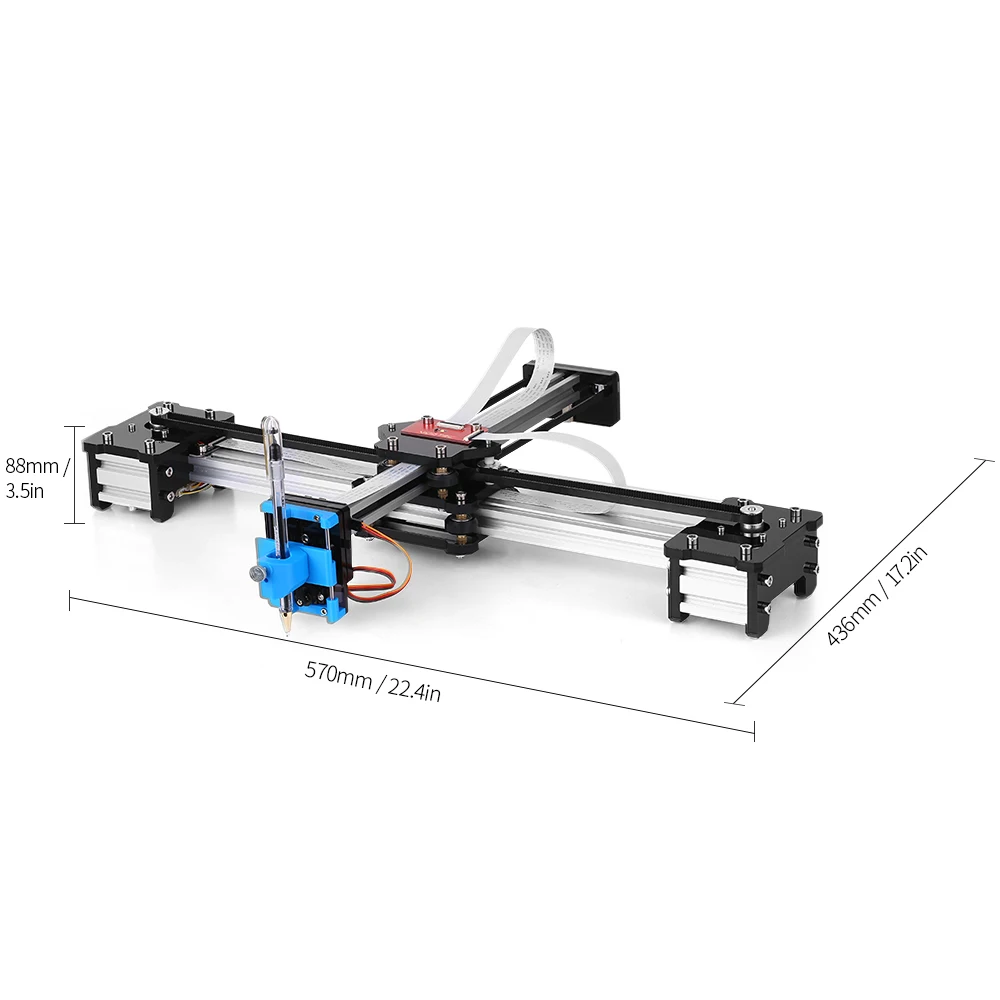 Настольный 240-ручка самописца в DIY Собранный XY 100 рисунок робот чертежная машина живопись почерк комплект