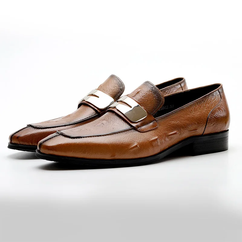 Padrão Genuíno Liso marrom Casuais Homem Crocodilo Sapato Formais Hot Marrom De Vaca Preto Qyfcioufu Preto Vestido Homens Sale Sapatos Couro wqH6nXf8