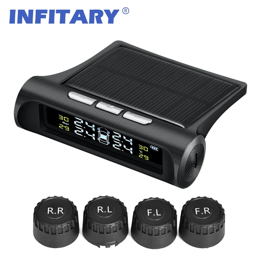 Buy Car TPMS Tire Pressure Monitoring System Intelligent Solar Power Wireless