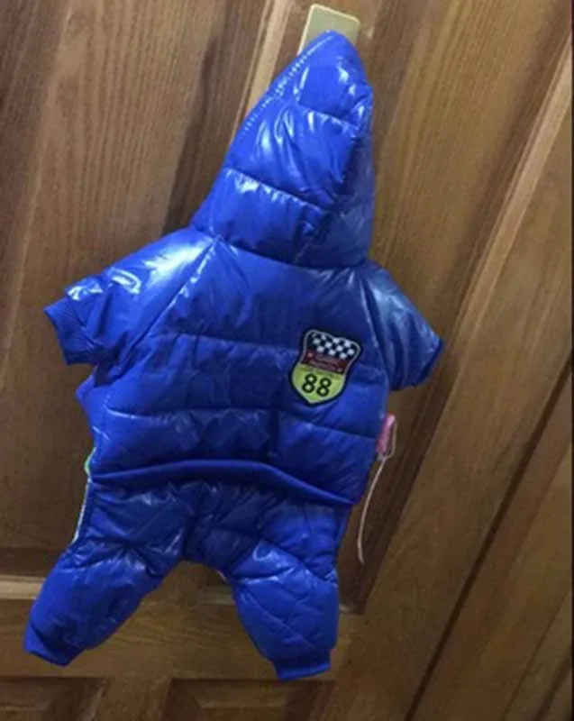 Waterproof Puppy Pet Ski Suit Winter Dog Clothes Red Blue Sport Chihuahua Clothing for Dogs Yorkshire Terrier Jumpsuit Parkas9