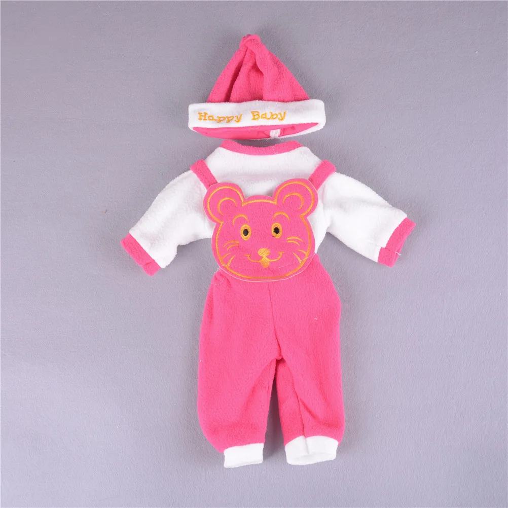 3 шт./компл. лучшие подарки для 50 см Reborn Baby Doll Pick модная Кукла одежда шляпа костюм 4